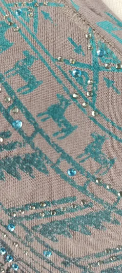 Damen Longshirt edc By Esprit Bedruckt Gr. 40 | Strass Schatz - Bild 8