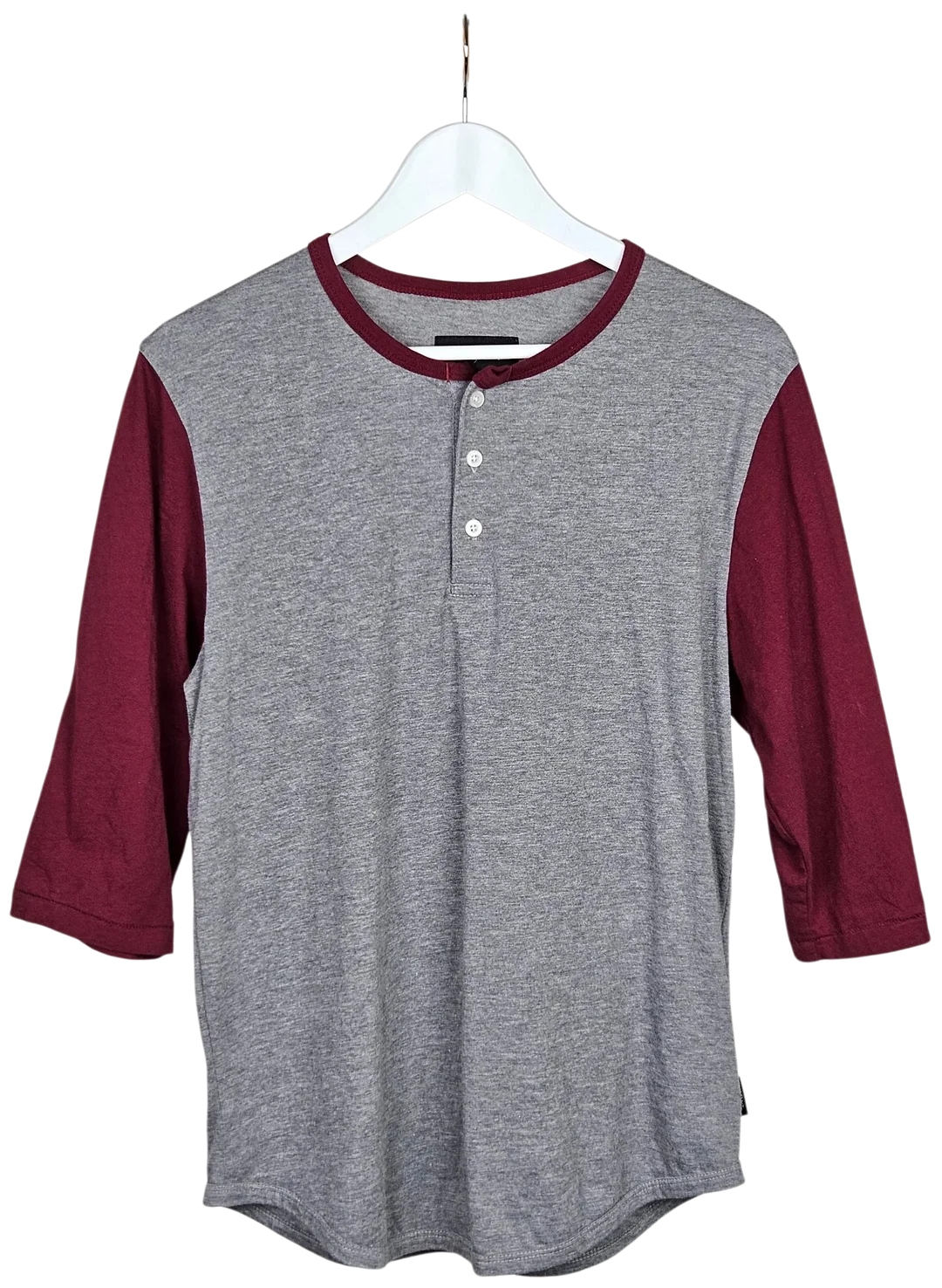 Brixton Herren T-Shirt, grau/rot - Gr. M - Bild 1