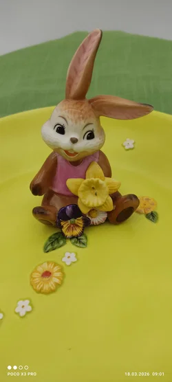 Goebel Porzellan-Osterschale Mit Hase Und Blüten | Frühlingsgrüße - Bild 3