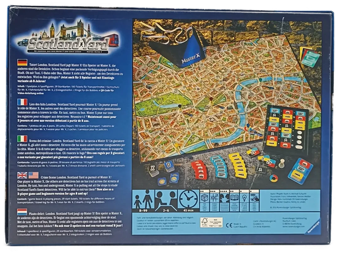 Ravensburger Scotland Yard – Das spannende Familienspiel & Detektiv-Suchspiel – Bild 7