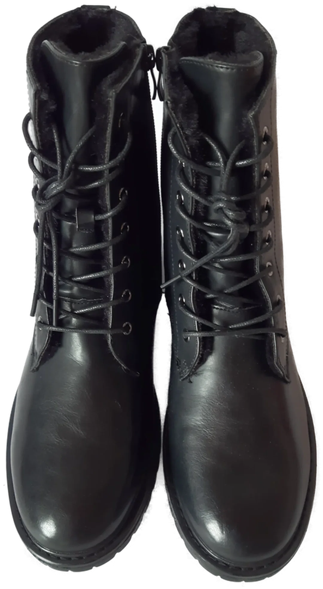 Anna Field Damen Stiefeletten Lederimitat, schwarz - Gr. 42 – Bild 4