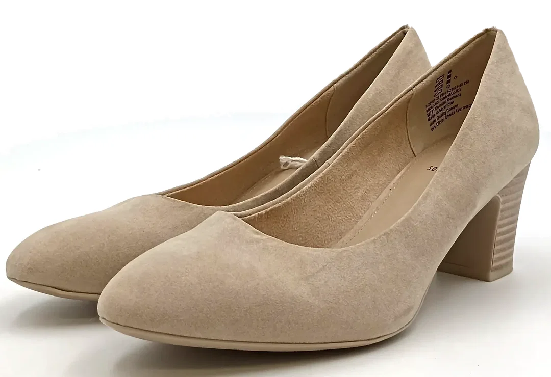 S.Oliver Damenpumps creme Soft Foam Gr. 40 - Bild 1