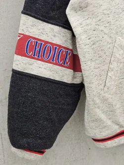 CHICAGO Herren 90´s Basketball Jacke, grau/rot meliert - Gr.L – Vorschau 6