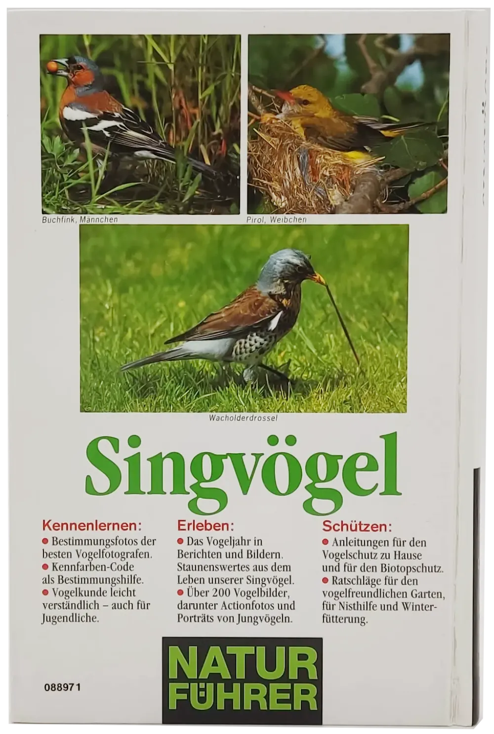 Buch "Singvögel" von Jürgen Nicolai – Bild 2