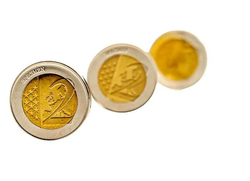 Konvolut Specimen Münzen 2 Euro 2009 - 3 Stück – Bild 2