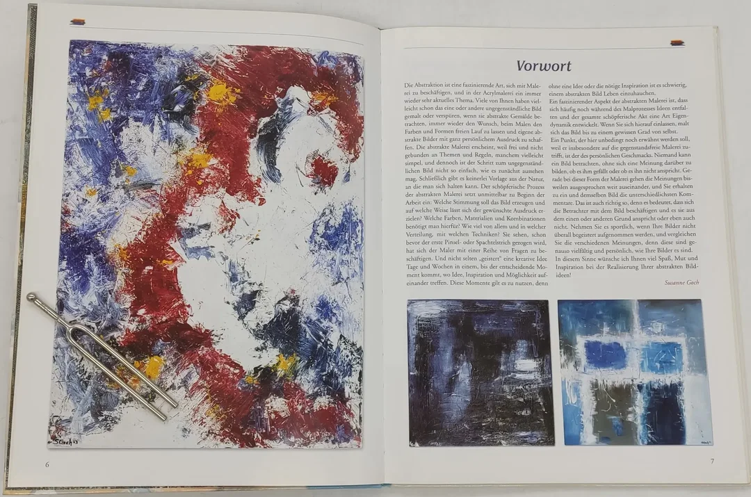 Buch Der Kunst-Ratgeber "Acrylmalerei" Abstrakt auf Keilrahmen von Susanne Goch – Bild 5