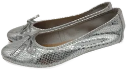 Ella Cruz, Dameballerinas, slber, Größe: 38 - Bild 2