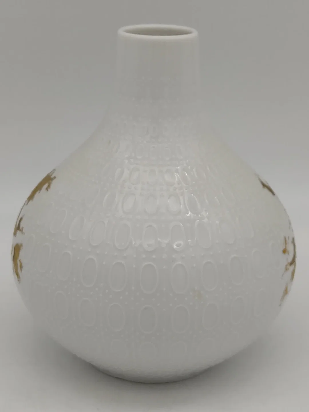 ROSENTHAL "Romanze" Vintage Deckeldose und Vase. Porzellan mit Goldverzierung – Bild 3