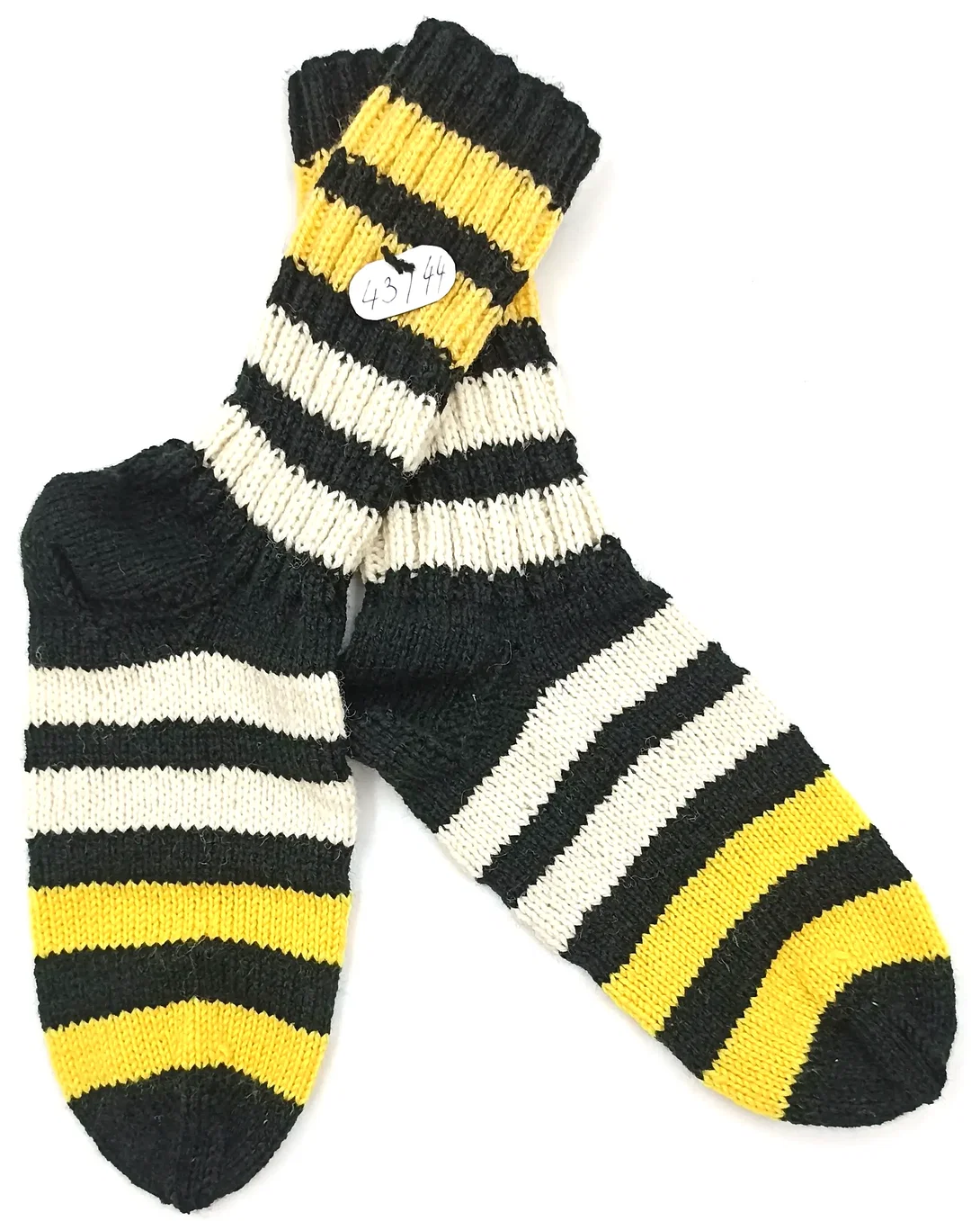 Handgestrickte Wollsocken Gr. 43/44 - Bild 4