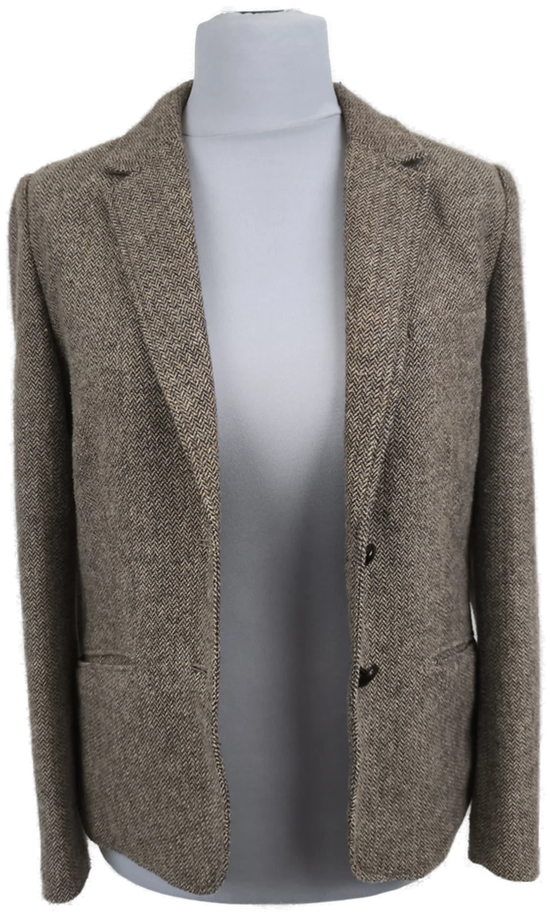 Tweedjacke, Tweedblazer, H&M, Gr. 42, Country Style – Bild 2