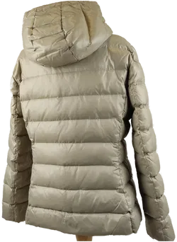 Benetton Damensteppjacke grau mit Zipp - L/40 - Bild 2