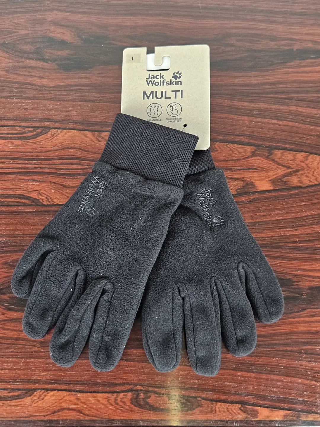 Jack Wolfskin Herren Handschuhe - schwarz - Bild 4