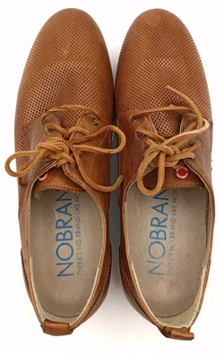 No Brand Herren Lederschuhe braun Gr. 41 – Vorschau 4
