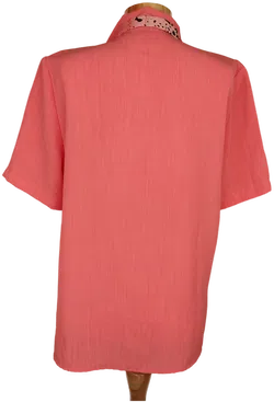 BIAGGINI Damen Kurzarmshirt mit Schulterpolsterung lachs - M/38 - Bild 3
