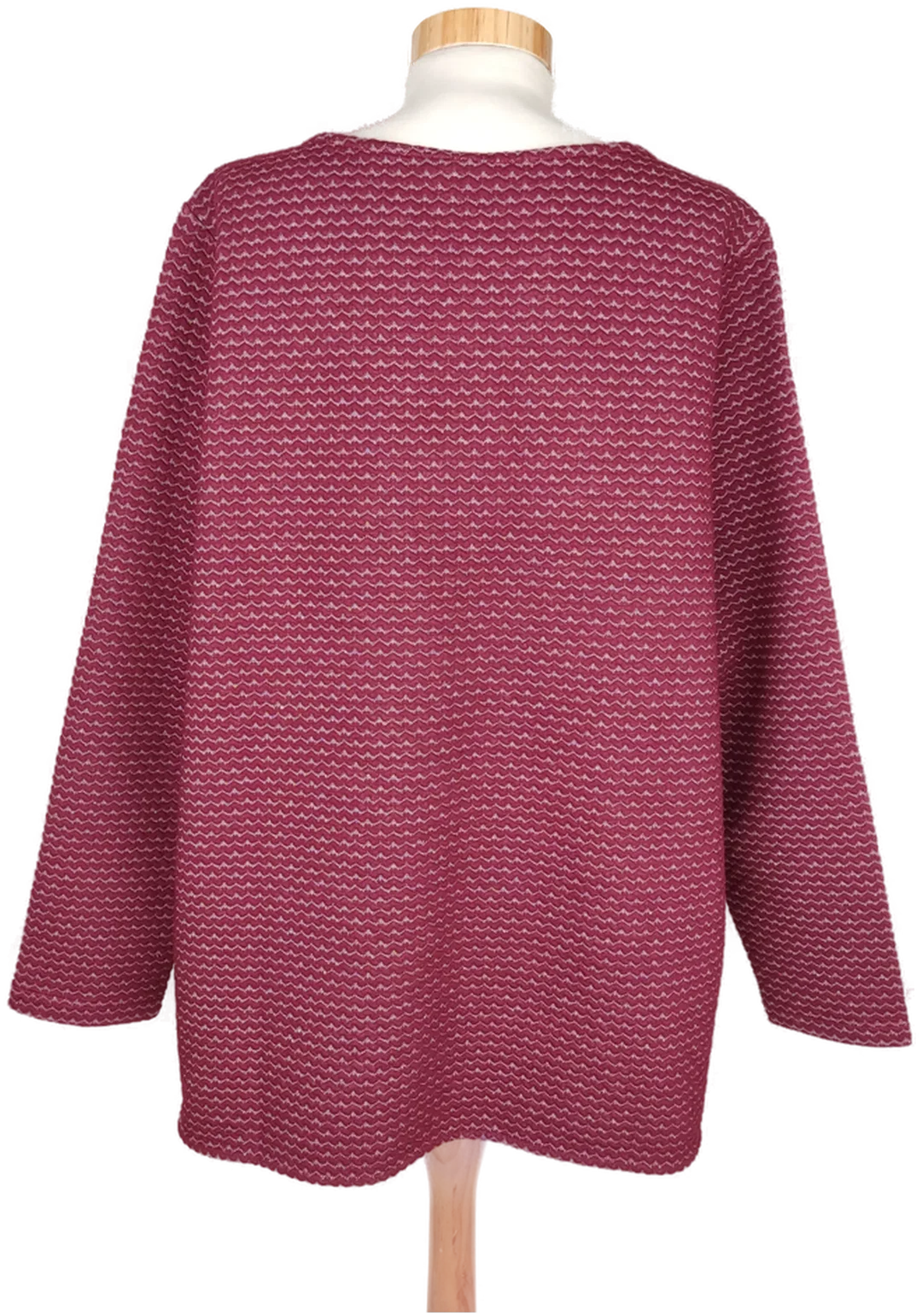 Walbusch Damen Bluse weinrot - 3XL/48 – Bild 2
