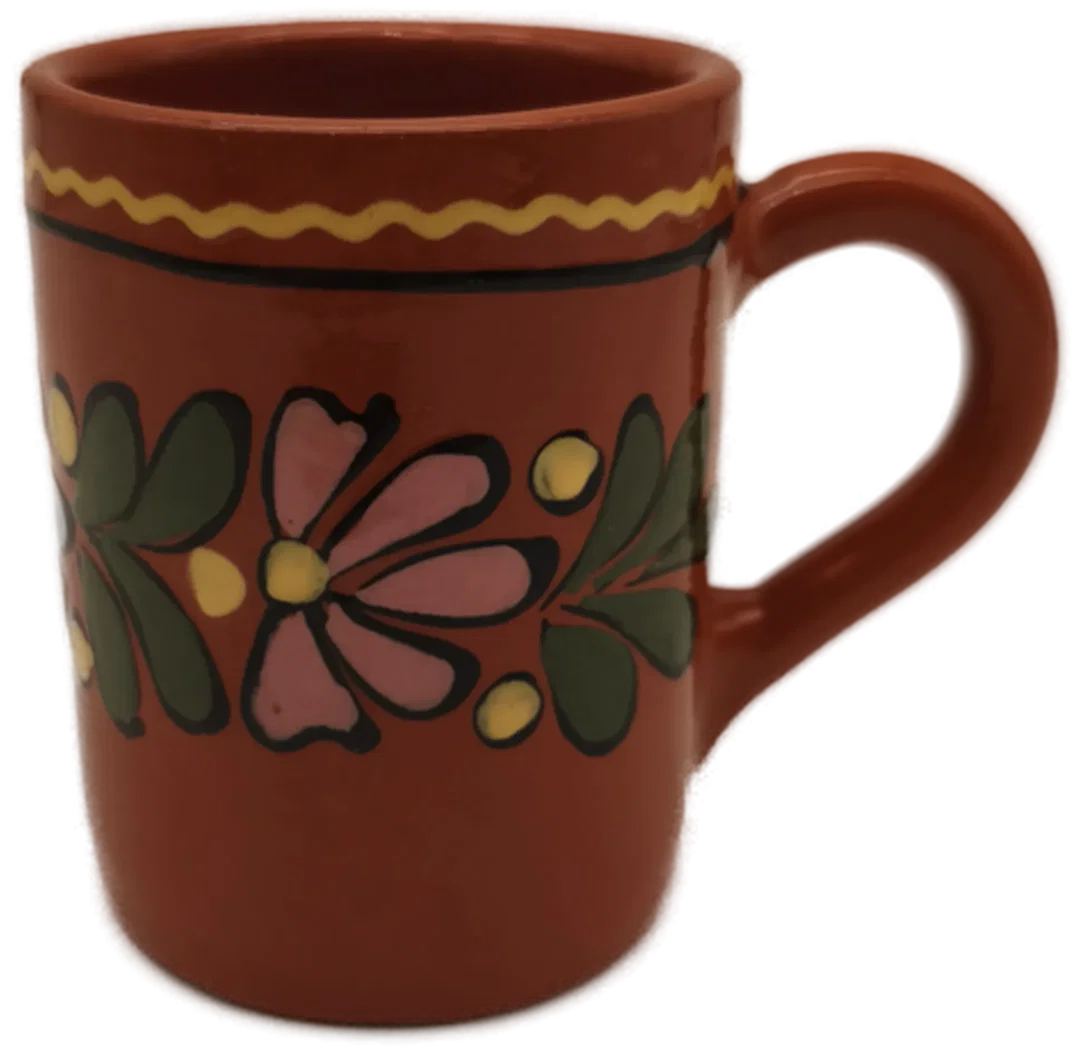 Vintage - Tasse, Hafnerkeramik aus Ton, 1970-1980er  – Bild 1