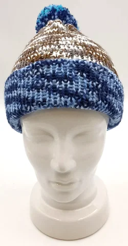 Handgestrickte Pudelmütze – Vorschau 2