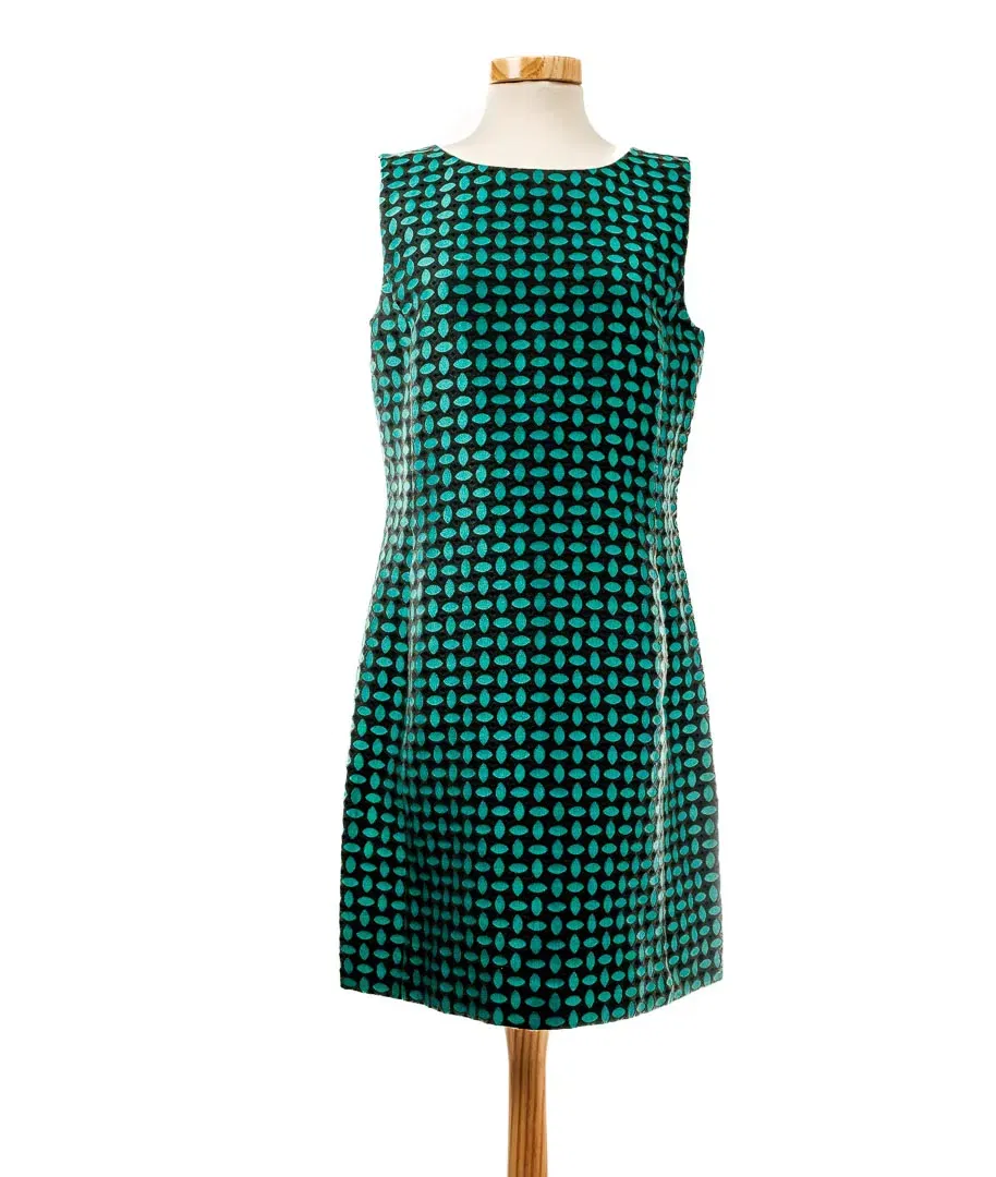 Hallhuber Kleid grün / gemustert Größe 38 - Bild 4