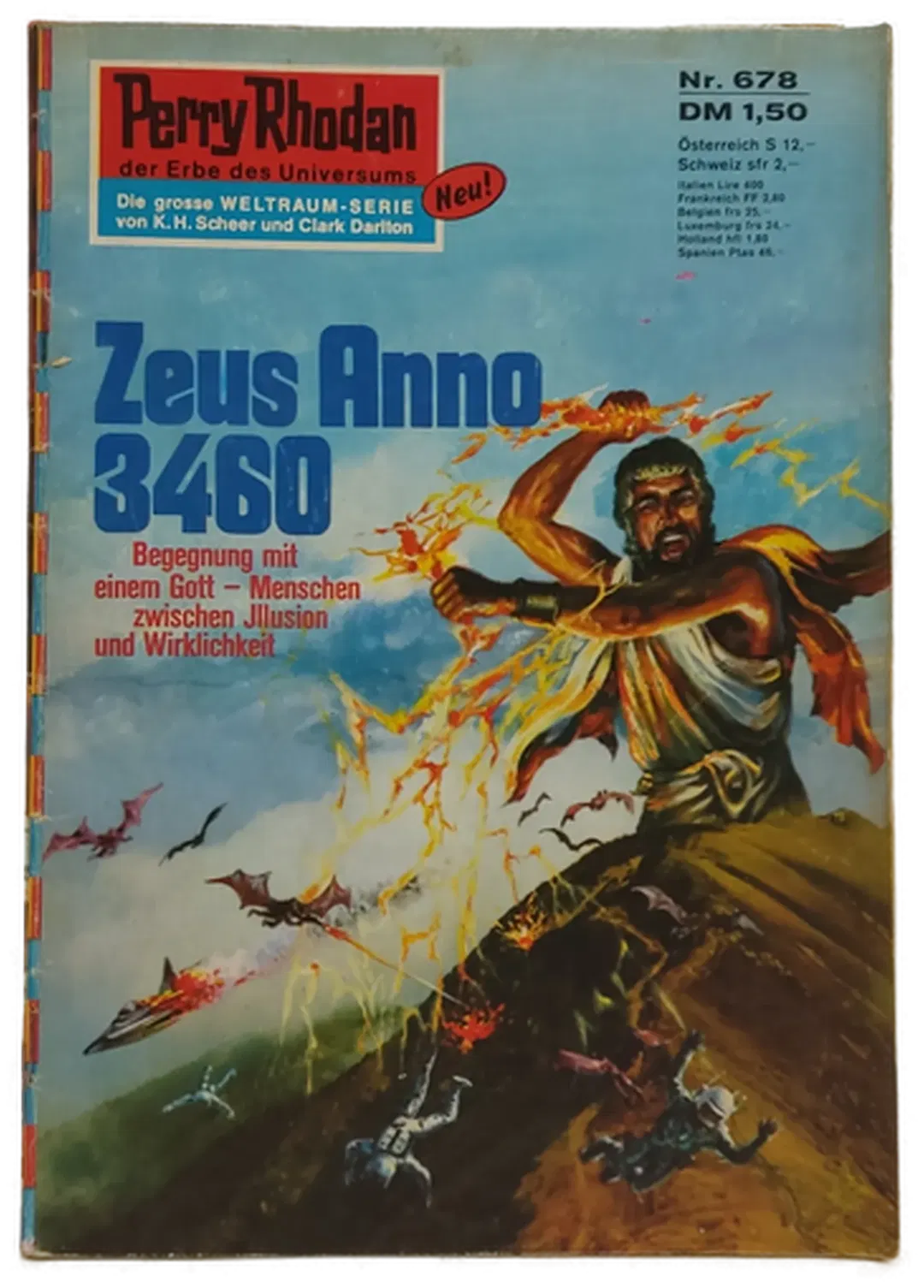  Romanheft Perry Rhodan Zeus Anno 3460 Erstauflage Nr.678 - Bild 1