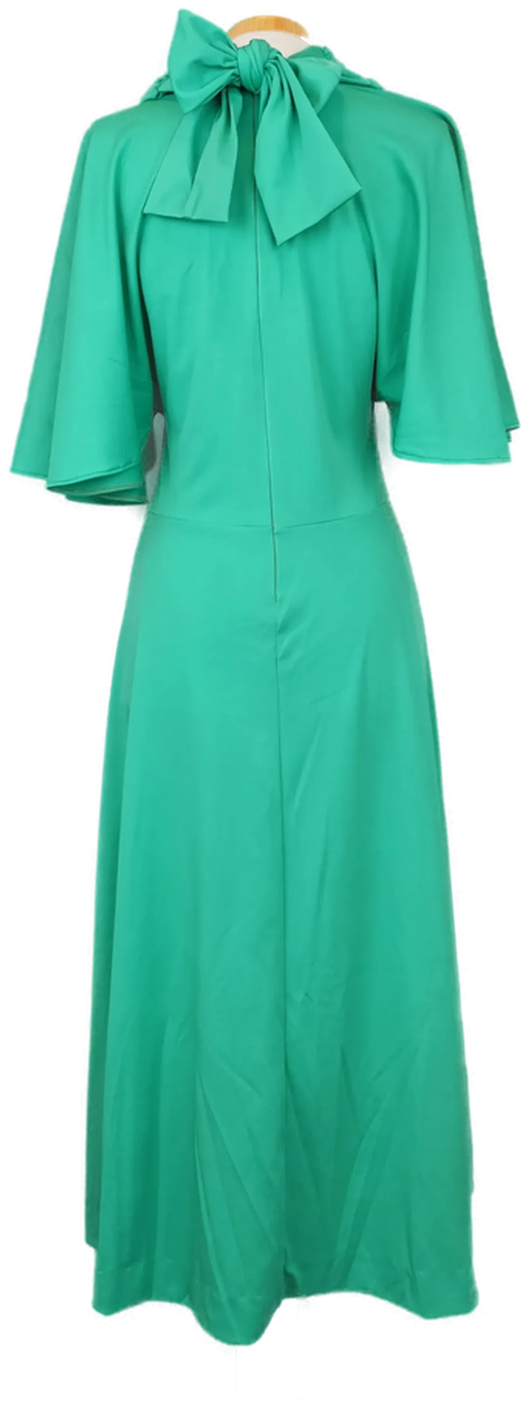 Vintage Midikleid grün - M/38 – Bild 4