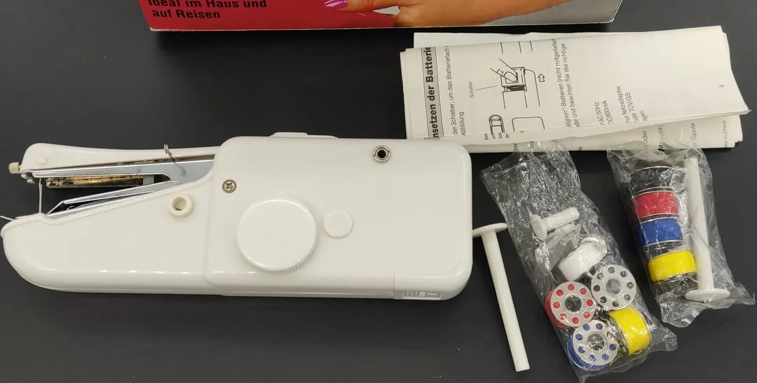 Vidcom "EASY Stitch" Die Kabellose Kompaktnähmaschine, Handnähmaschine, Reisenähmaschine – Bild 4