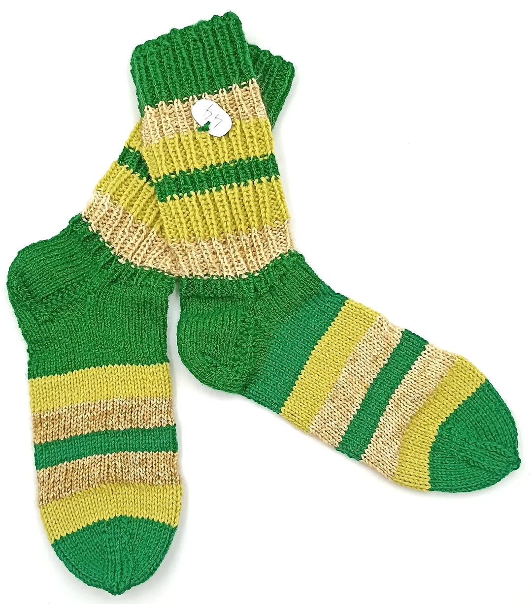 Handgestrickte Wollsocken Gr. 44 - Bild 4