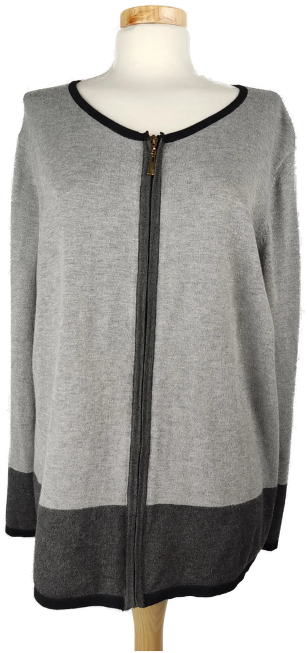 Punt Roma Damen Weste grau mit schwarzen Einfassungen - XL/42 - Bild 1