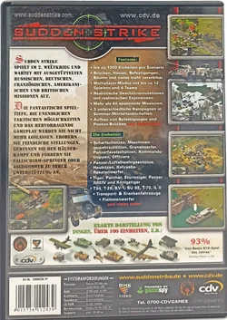PC CD-ROM "Sudden Strike"  – Vorschau 2