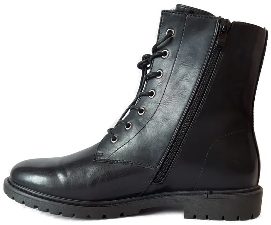 Anna Field Damen Stiefeletten Lederimitat, schwarz - Gr. 42 – Bild 3