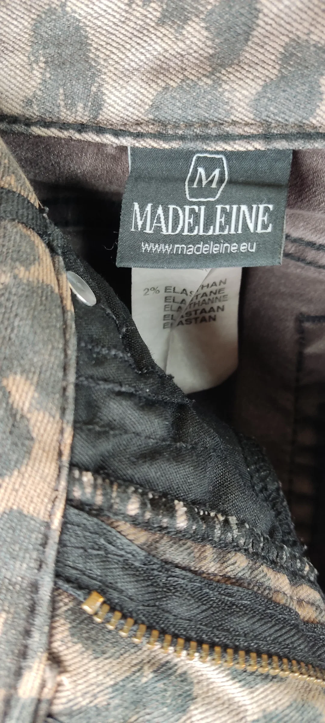 Madeleine Damen-Jeans Leomuster L (40) | Casual Luxus – Bild 6