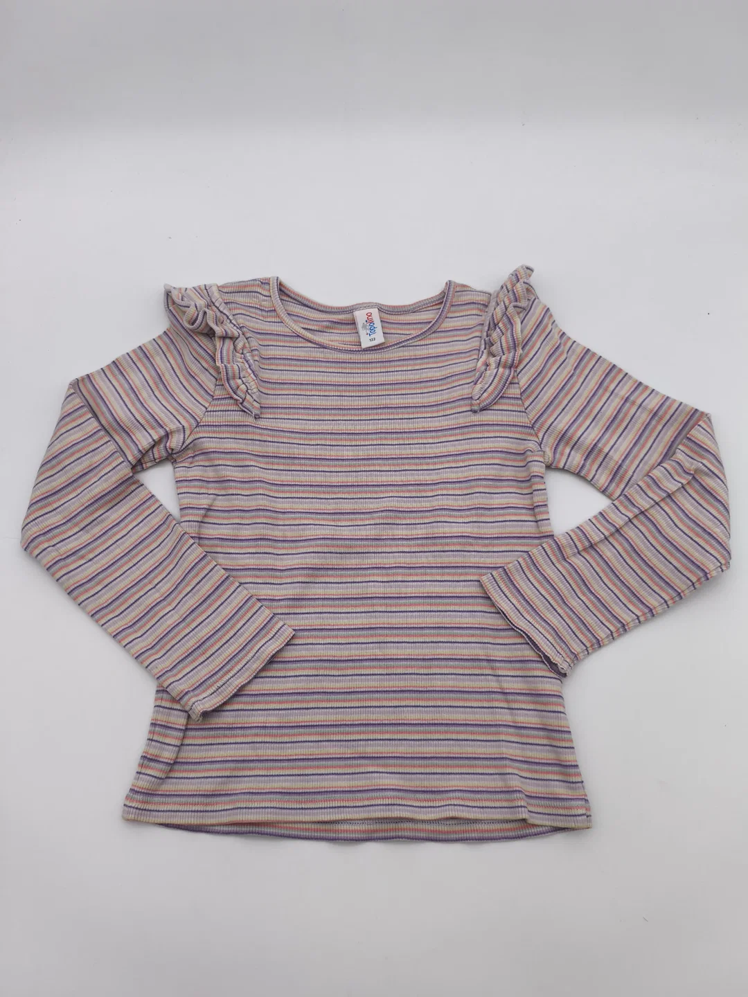 3er Set Langarm Shirts, Mädchen, Gr. 122 – Bild 2