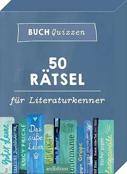 Buchquizzen – 50 Rätsel für Literaturkenner (arsEdition, Kartenspiel) - Bild 1