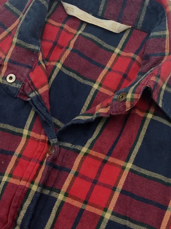 Leara Woman Damen Bluse rot/blau - Gr. EU S – Bild 4