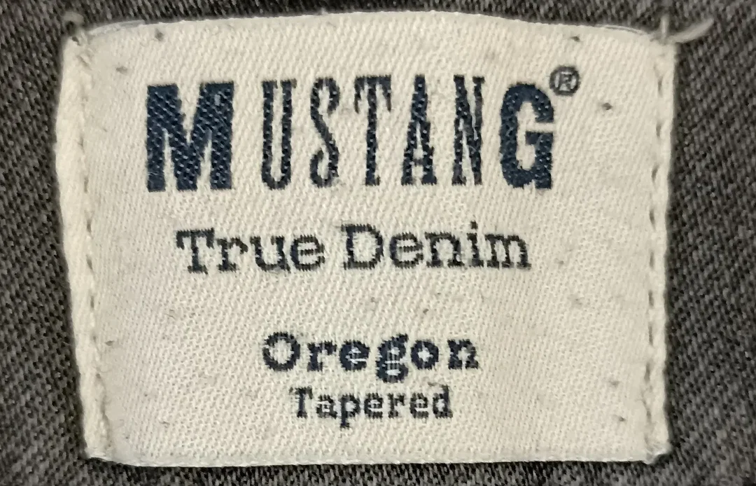 Mustang Oregon Tapered K Herrenjeans grau Gr. 31/34 – Bild 3