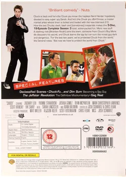 DVD Chuck – The Complete Third Season (5-Disc Set, UK Import) - Bild 2