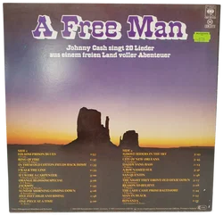 LP Johnny Cash A Free Man (1981) | Country-Klassiker - Bild 2
