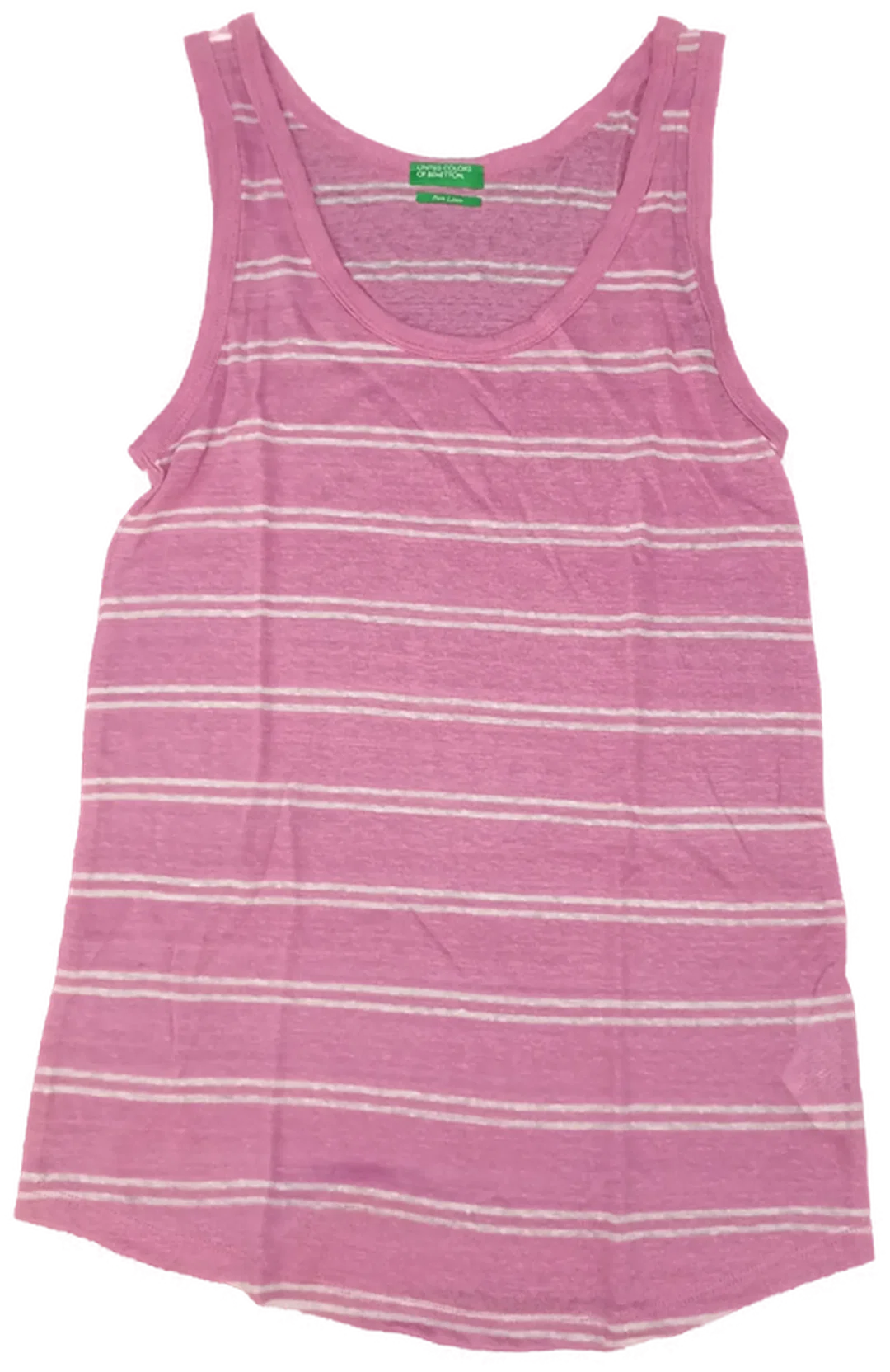United Colors of Benetton Kindertop rosa/weiß Gr. XS/ECH – Bild 1