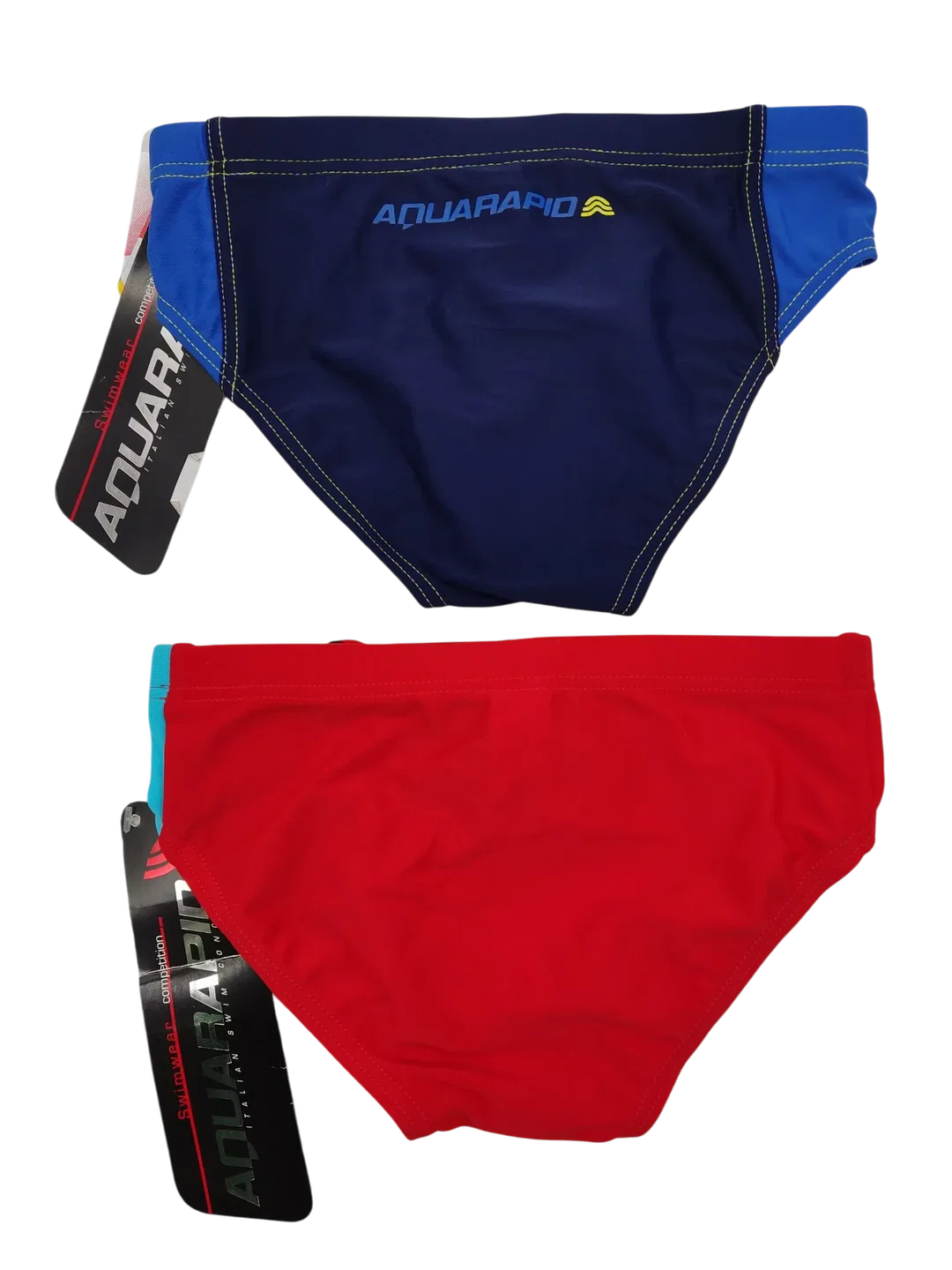 AQUARAPID - Jungen Badehose/Slip - 2 Stück, Gr. 116, 5-6 Jahre (sehr klein geschnitten) – Bild 2