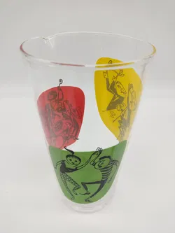 Gläser set mit Jazz und Swing Motiven - Bild 4