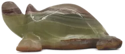 Dekofigur Schildkröte aus Onyx-Stein  - Bild 2