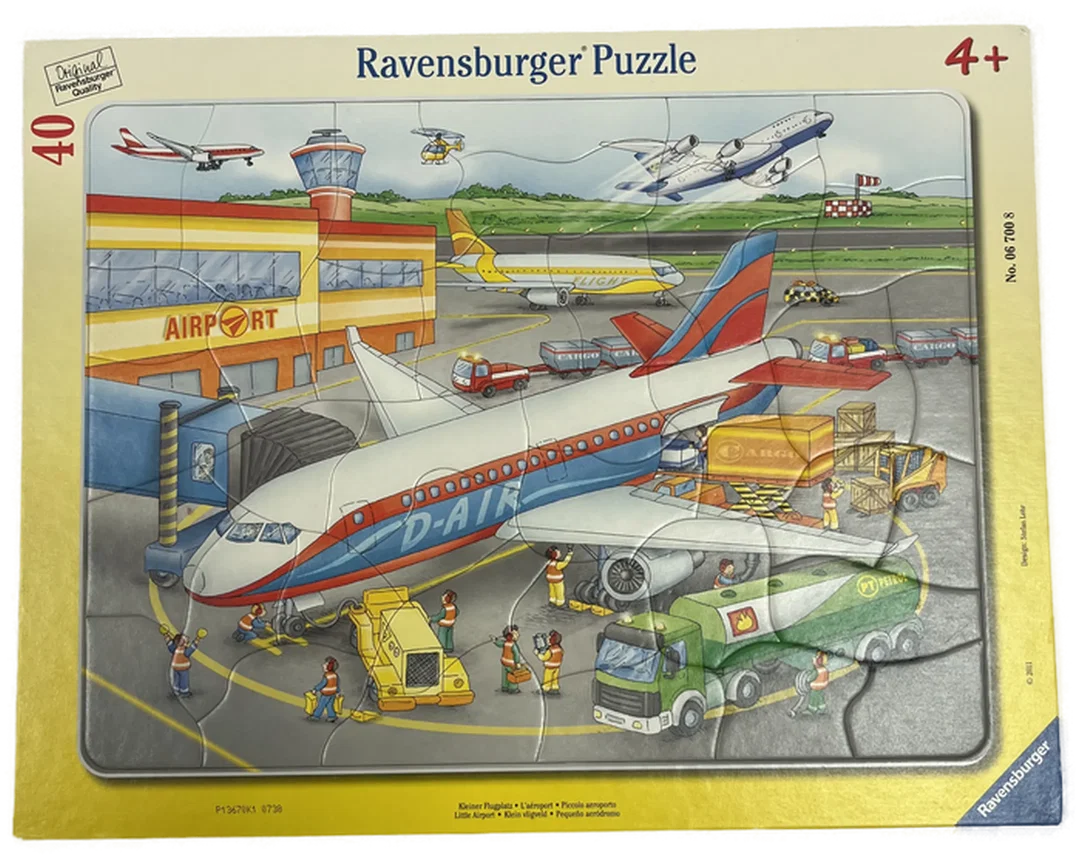 RAVENSBURGER PUZZLE (3er Pkg) Angriff auf die Piraten, Unterwegs in der Stadt, Kleiner Flugplatz ab 4 jahre – Bild 2