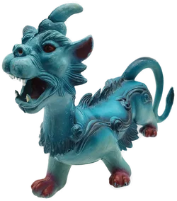 Chinasaur, Vintage Sammlerfigur, Drache