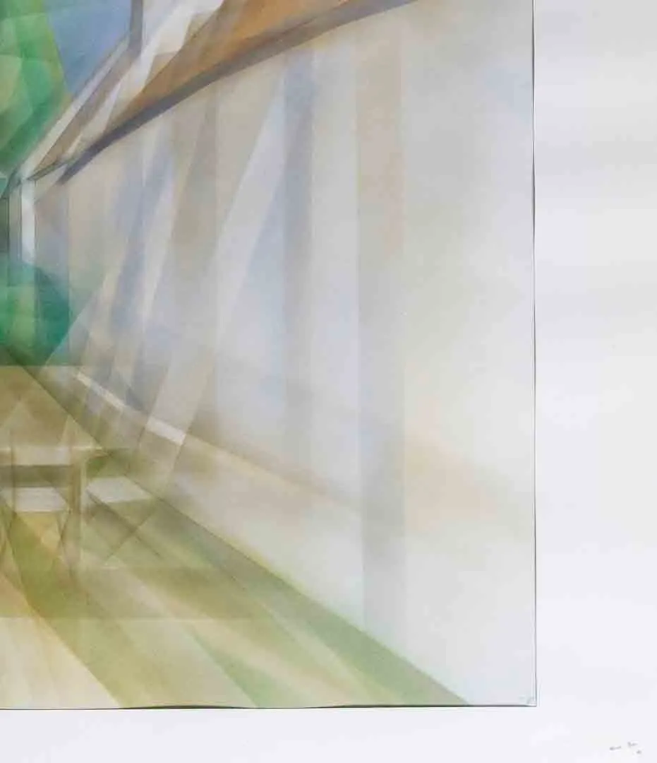 Ludwig Krammer Airbrush „Ausg’steckt is“ 1990er – 55x42cm – Bild 3