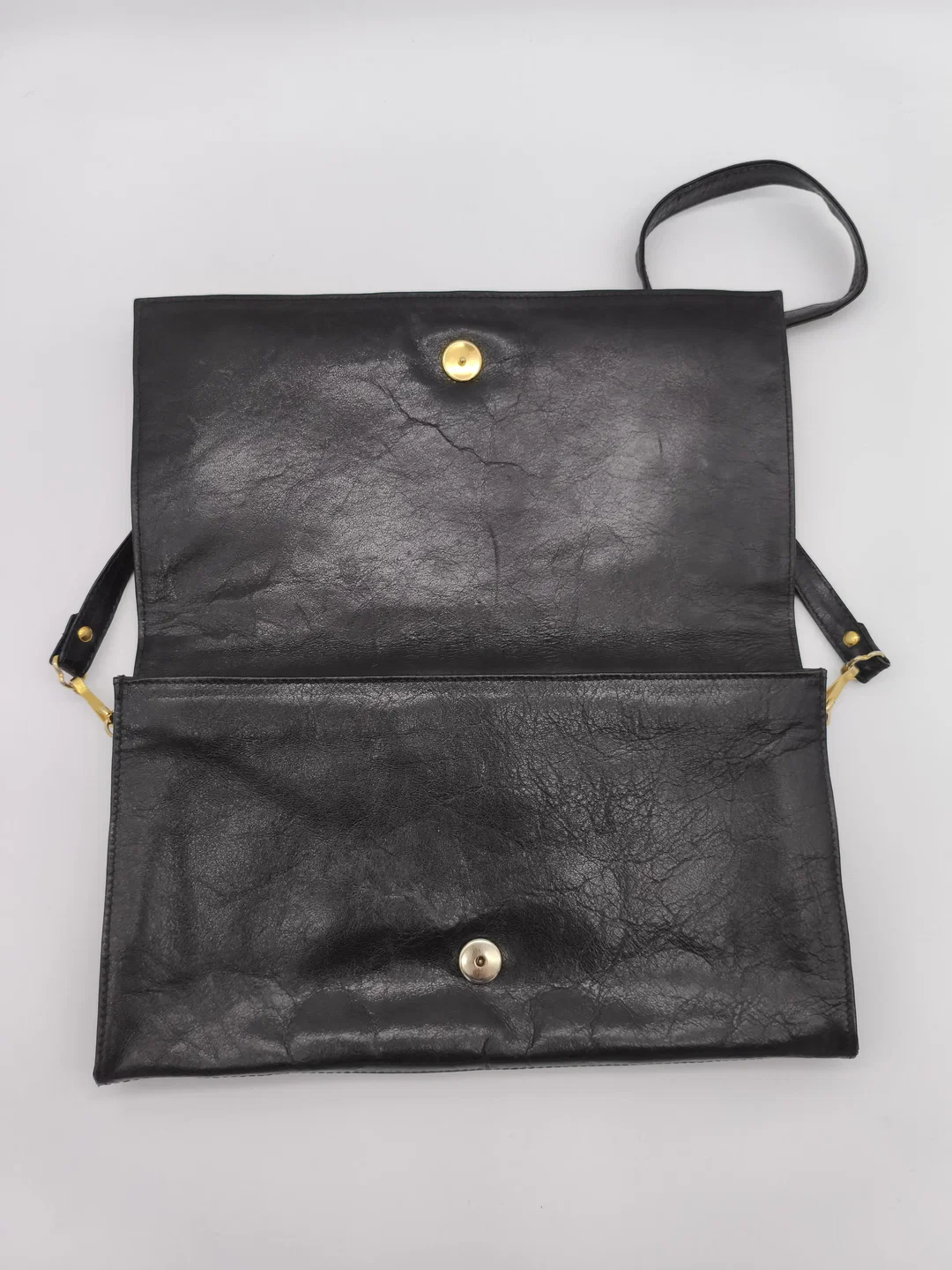 Vintage Leder - Handtasche von Feichtinger, Echtleder, 1970er/1980er – Bild 3