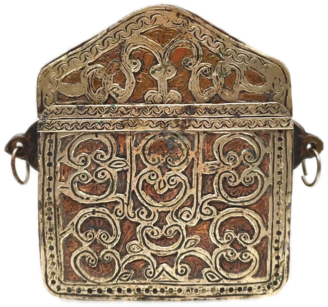 Antike marokkanische Amulettbox | Orientalisches Unikat – Bild 2
