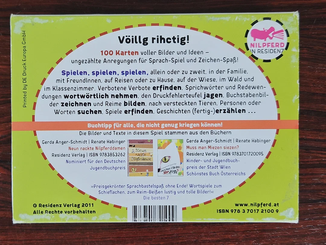 Vöillg rihctig - Gesellschaftsspiel - NILPFERD  – Bild 2