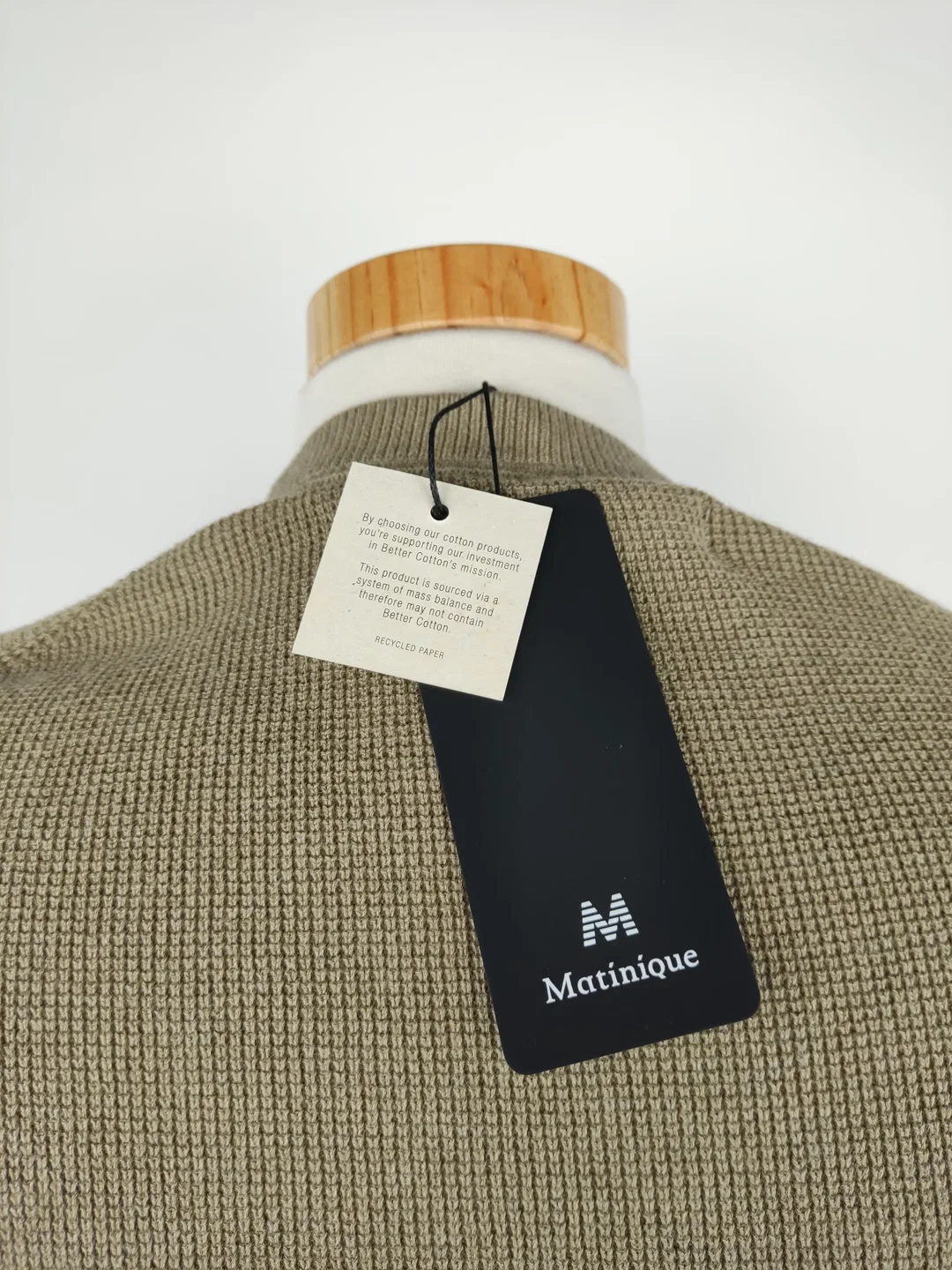 Matinique Herrenpullover khaki - S / 46 – Bild 4