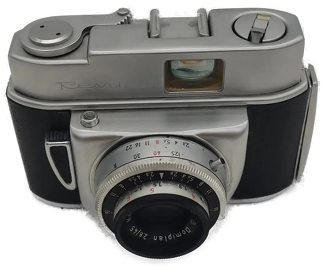 Revue Kompaktkamera mit Domiplan 2.8/45 &  Ledertasche – Bild 4