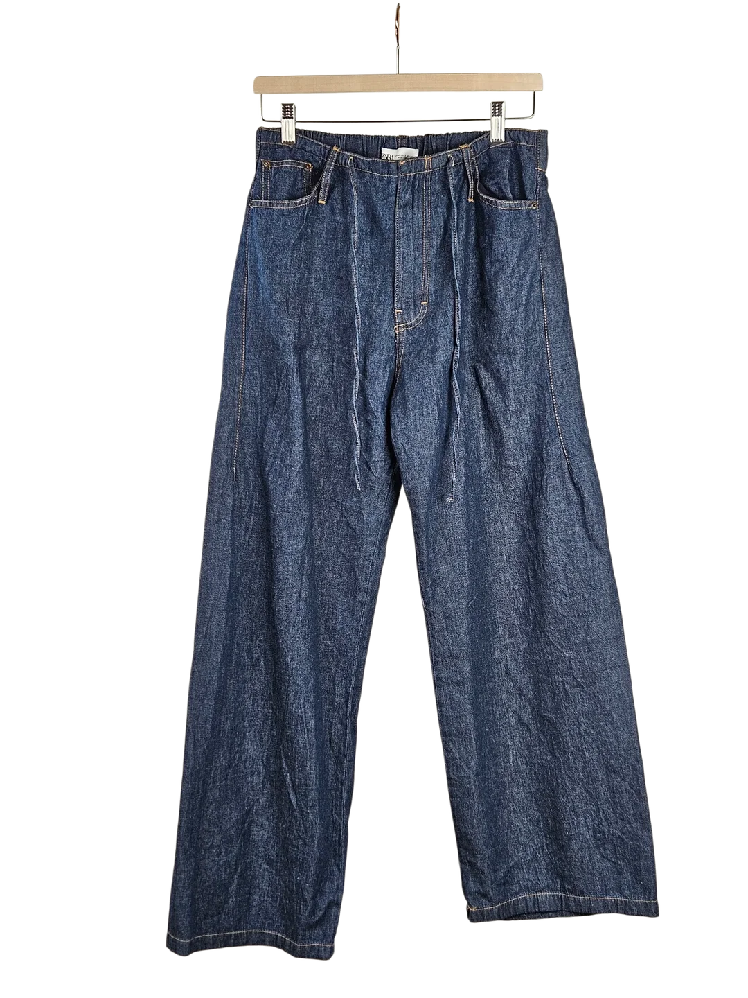 ZARA Damen Hose, blau - Gr. L / 40 - Bild 4