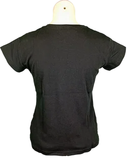 Dolce & Gabbana Damenshirt schwarz mit Strasssteinlogo Gr. XXL – Vorschau 2